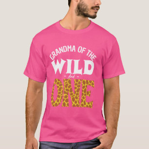 Camiseta Abuela del salvaje y un ave de la selva safari zoo