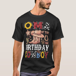Camiseta Abuela del vaquero del rodeo occidental de cumplea