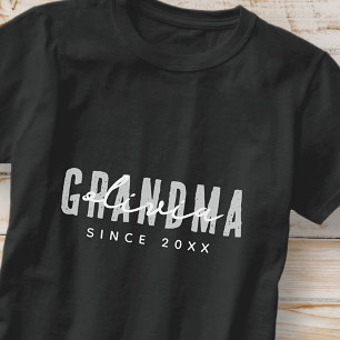 Camiseta Abuela desde el 20XX simple y moderno perrito