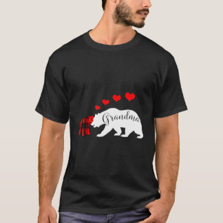 Camiseta Abuela Día de San Valentín de oso Hoodie Día de la