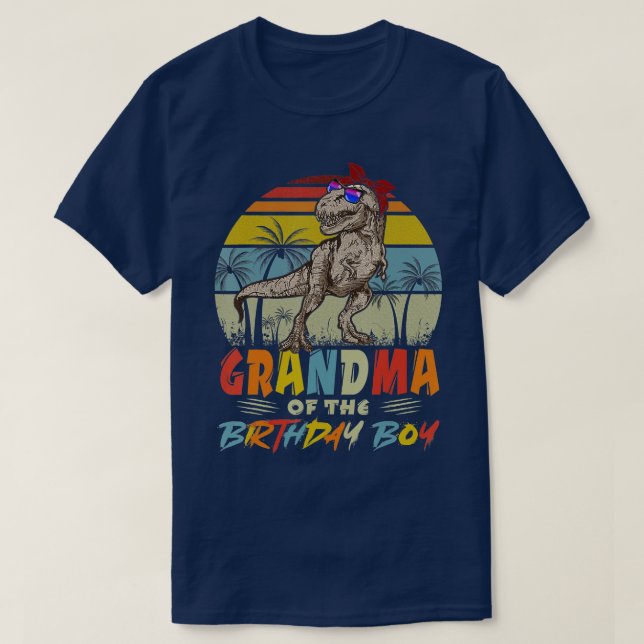 Camiseta Abuela Dinosaur Nacimiento Madre Familia Matanza (Diseño del anverso)