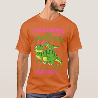 Camiseta Abuela Dinosaurio Y Nieto Un Vínculo Que No Se Pue