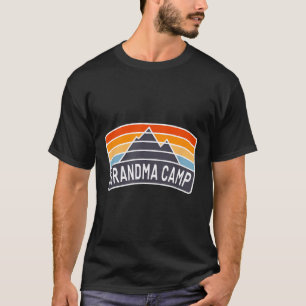 Camiseta Abuela Divertida Campamento Pijamada Camping Nieto