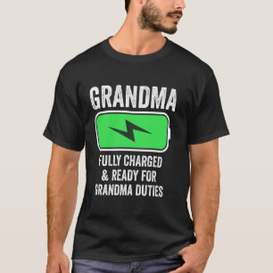 Camiseta Abuela divertida cargó a la abuela enérgica