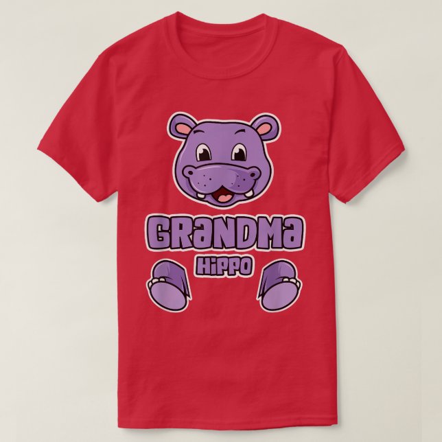 Camiseta Abuela divertida de Hippo (Diseño del anverso)