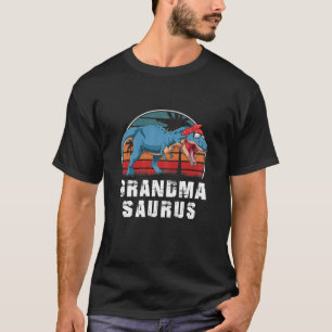 Camiseta Abuela divertida de la abuela Saurus Dinosaur