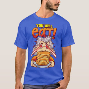 Camiseta Abuela divertida dice que abuela come comida abuel