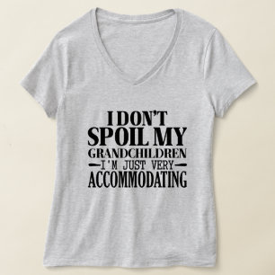 Camiseta Abuela divertida que echa a perder a sus nietos