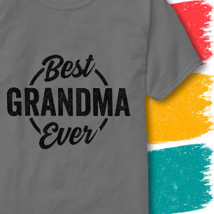 Camiseta Abuela Divertida Retro Vintage Mejor Abuela del Mu