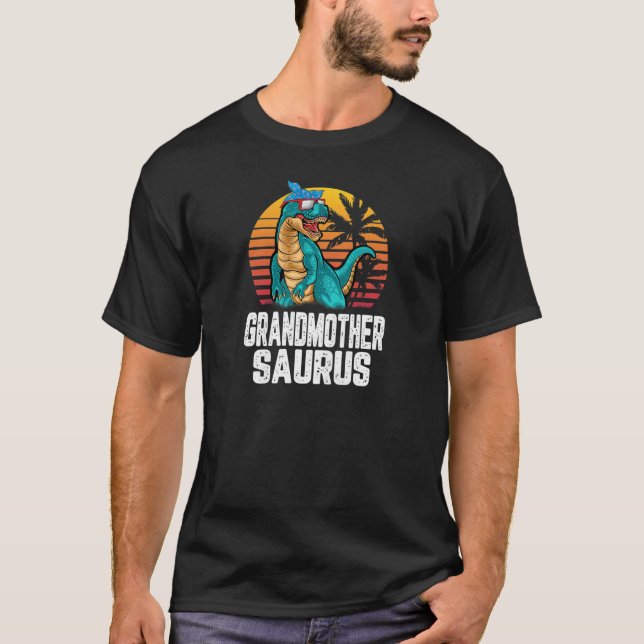 Camiseta Abuela divertida Saurus Dinosaur (Anverso)