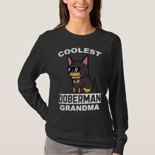 Camiseta Abuela Doberman más Coolest