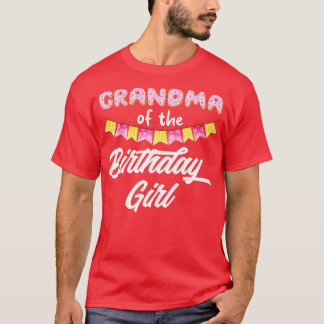 Camiseta Abuela Donut Del Chica De Cumpleaños