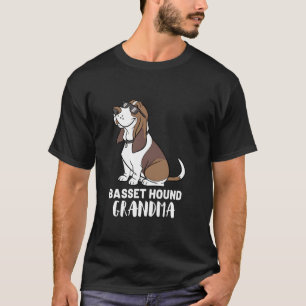 Camiseta Abuela dueña de perro Basset Hound
