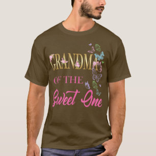 Camiseta Abuela Dulce Primer Día Tema Familia Mantequilla