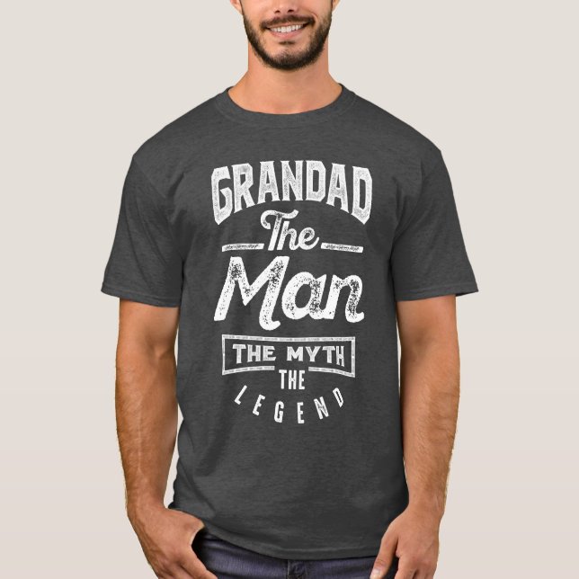 Camiseta Abuela. El Hombre. El Mito. La leyenda (Anverso)
