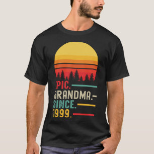 Camiseta Abuela épica desde 1999, feliz Día de la Madre
