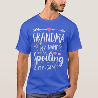 Camiseta Abuela es mi nombre Mimar es mi juego Divertida Ab
