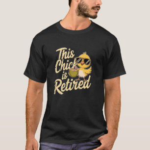 Camiseta Abuela ESTA POLLITA ESTÁ RETIRADA Leyenda Mamá Tie