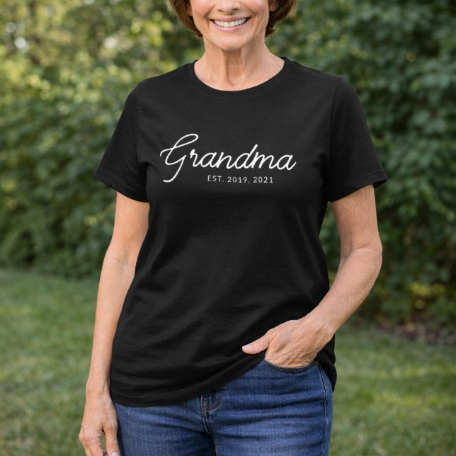 Camiseta Abuela Establecida Nuevo Regalo de Abuela (Subido por el creador)