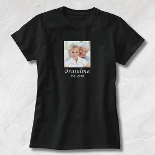 Camiseta Abuela Estableció Foto