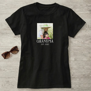 Camiseta Abuela Estableció Foto