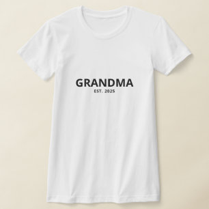 Camiseta Abuela Estableció Nuevo Regalo de Abuela