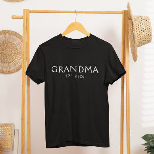 Camiseta Abuela Estableció Nuevo Regalo para Abuela