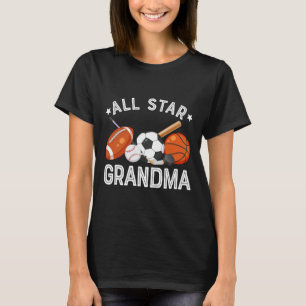 Camiseta Abuela Estelar Del Niño Cumpleañero Fútbol Sketll