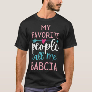 Camiseta Abuela favorita de Babcia Abuela polaca 