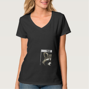 Camiseta Abuela feliz sus adorables mapaches lindos con su
