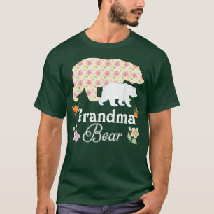 Camiseta Abuela Flor Floral Oso Cute Familia Mami Grand