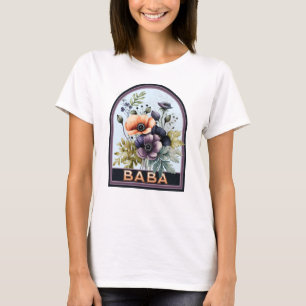 Camiseta Abuela floral de Baba Vintage