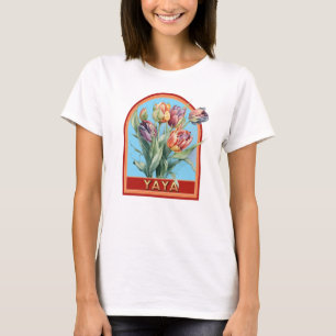 Camiseta Abuela floral Yaya Vintage