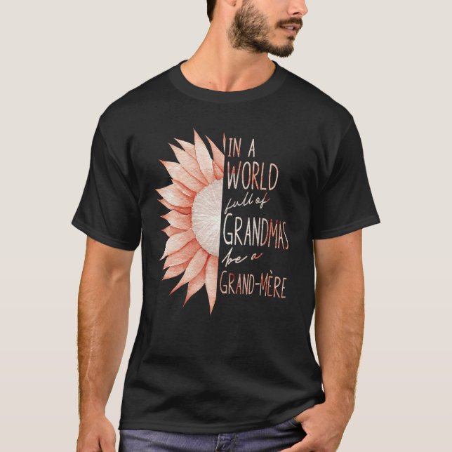 Camiseta Abuela francófona - Grand-Mere (Anverso)