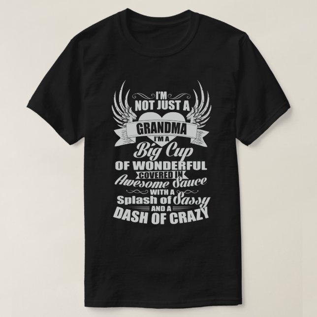 Camiseta Abuela fresca y maravillosa (Diseño del anverso)