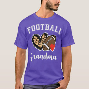 Camiseta Abuela futbolera leopardo corazón