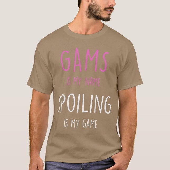 Camiseta Abuela Gams retro (Anverso)