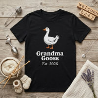Abuela Gansa Divertida Año Est Gansa Personaje Bon