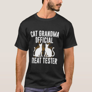 Camiseta Abuela Gata Probadora Oficial de Golosinas Abuela 