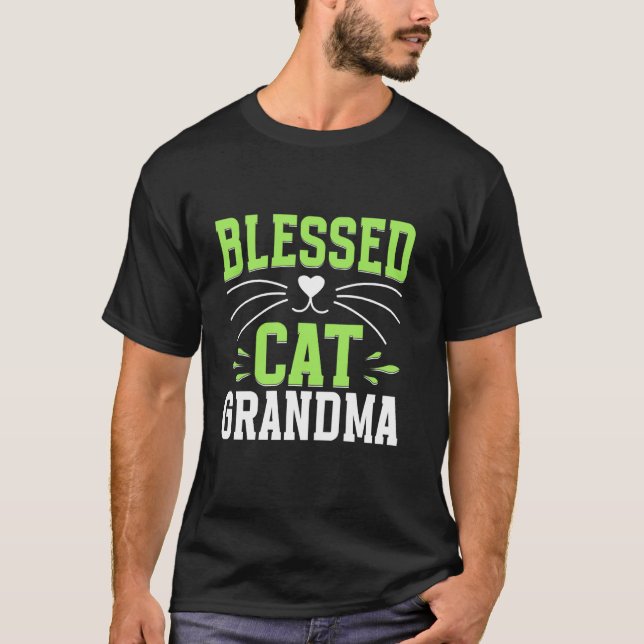 Camiseta Abuela Gato Bendito (Anverso)
