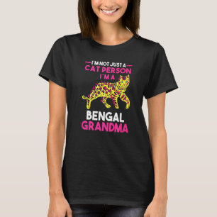 Camiseta Abuela Gato Bengala Abuela