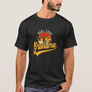 Camiseta Abuela Genial de Carrete Vintage Ama la Pesca Día