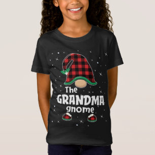 Camiseta Abuela Gnome Búfalo Navidades coincidentes Gif