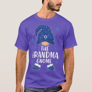 Camiseta Abuela Gnome Divertido Hanukkah Familia Matchin