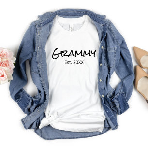 Camiseta Abuela Grammy Nana Gigi Abuela Personalizada