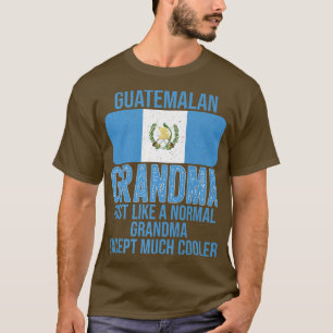 Camiseta Abuela guatemalteca antigua bandera de Guatemala p