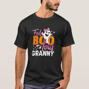 Camiseta Abuela Halloween Mujeres Fab Boo Lous