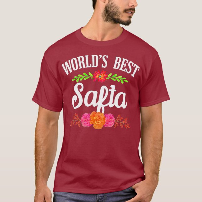 Camiseta Abuela Hebrea T Mejor Safta del Mundo (Anverso)