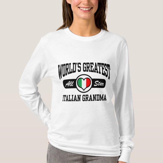 Camiseta Abuela italiana (Anverso)