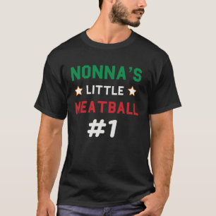 Camiseta Abuela italiana de Nonna Little Meatball dice chic